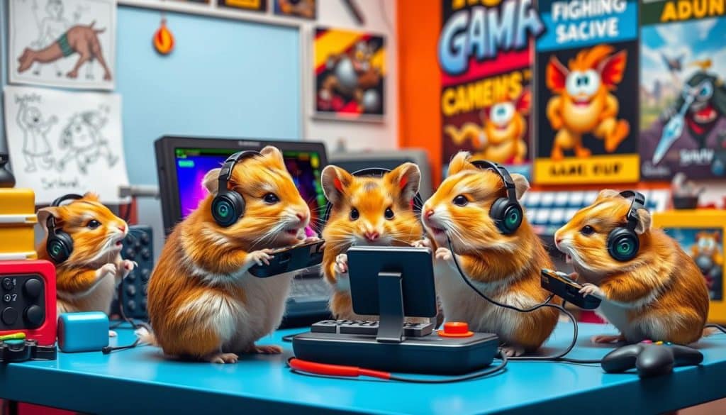 hamster game development