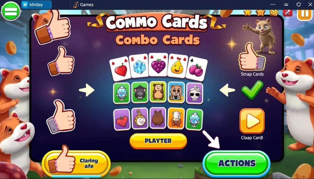 how to access combo cards